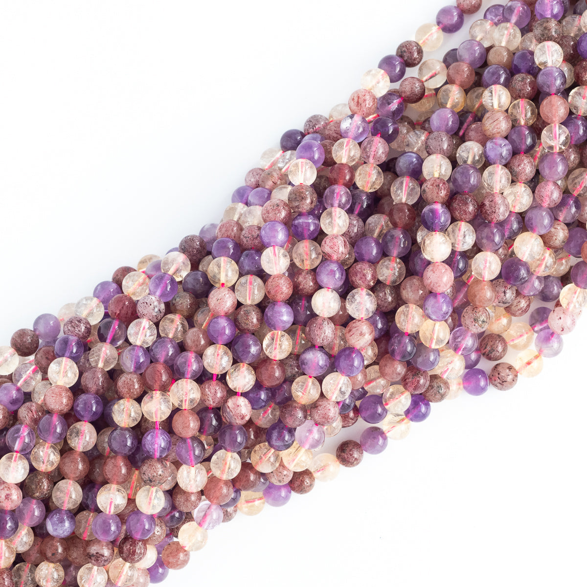 FIL DE PERLES 8MM CACOXÉNITE