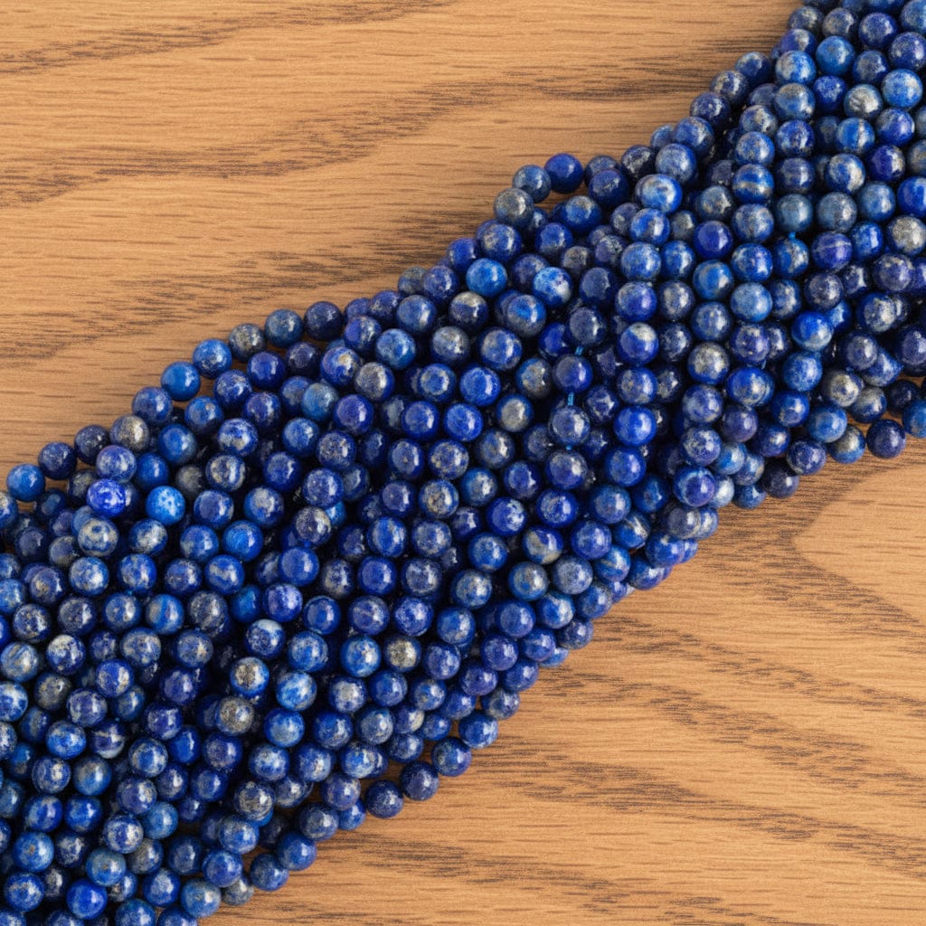 FIL DE PERLES 8MM LAPIS LAZULI