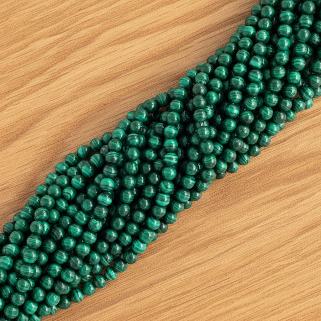 FIL DE PERLES 8MM MALACHITE