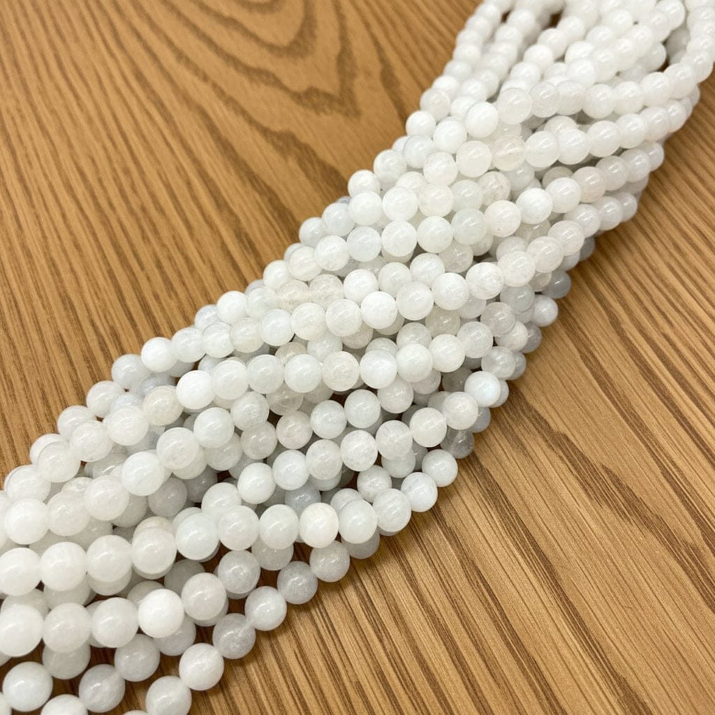 FIL DE PERLES 8MM PIERRE DE LUNE