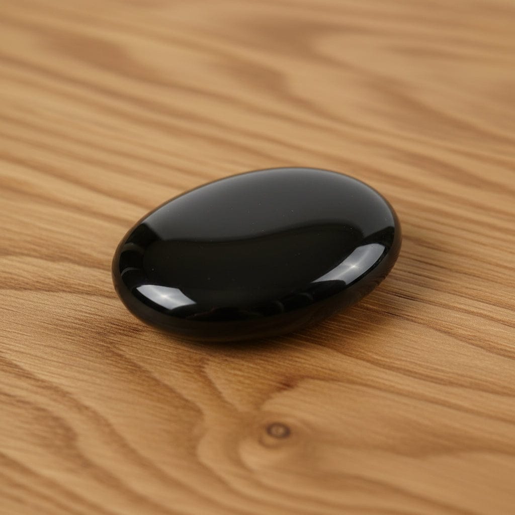 GALET OBSIDIENNE OEIL CÉLESTE