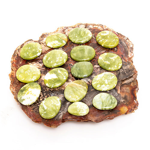 GALET SERPENTINE VERTE