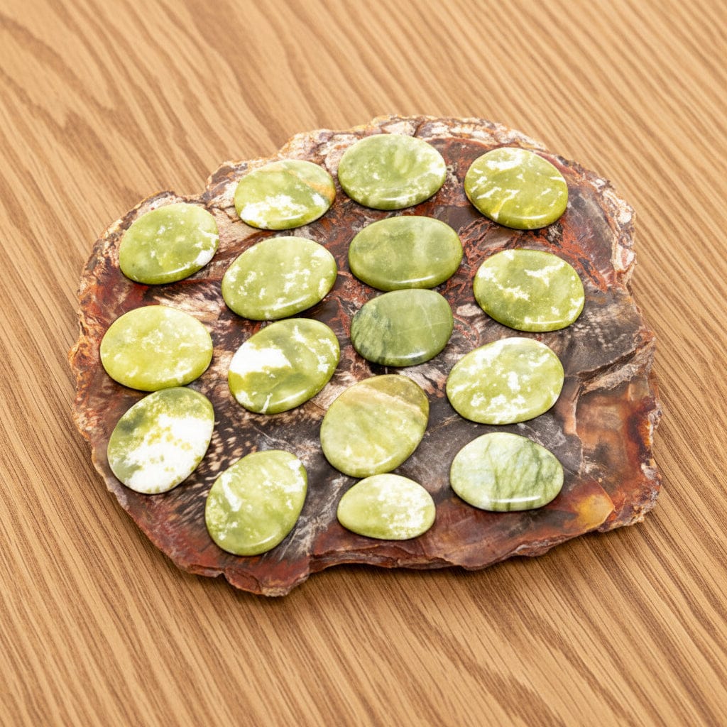 GALET SERPENTINE VERTE