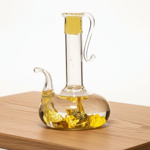 LAMPE D'ALADIN DE FEUILLES D'OR