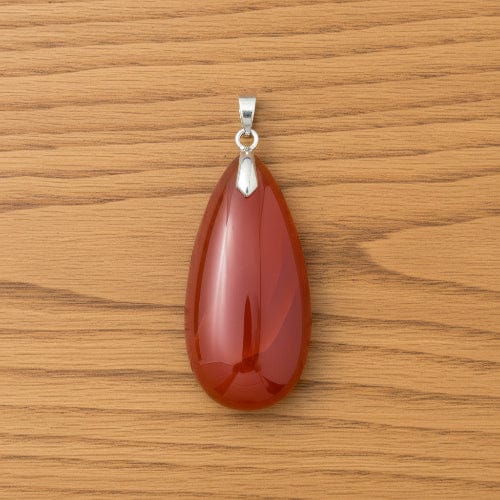 PENDENTIF GOUTTE CORNALINE