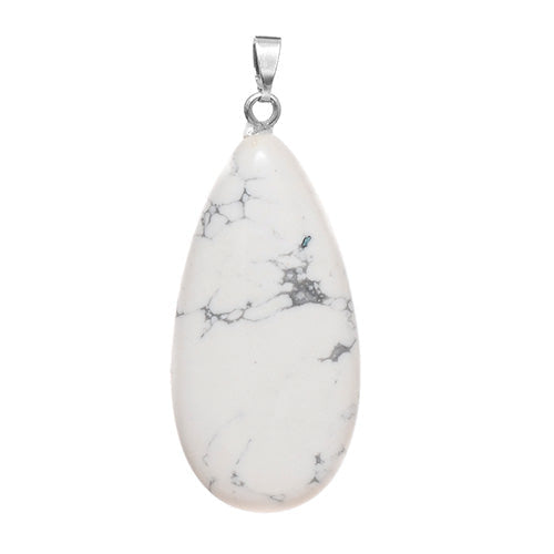 PENDENTIF GOUTTE HOWLITE