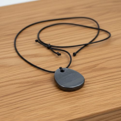 PENDENTIF VAGUE HÉMATITE