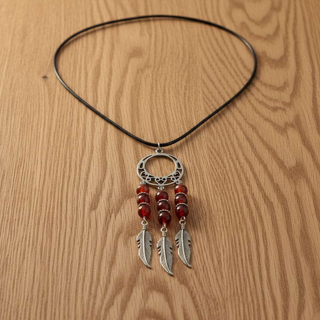 PENDENTIFS ATTRAPE RÊVES CORNALINE