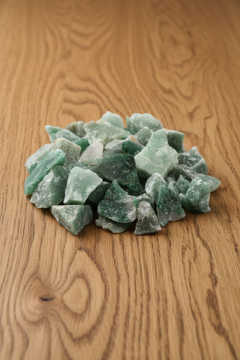 PIERRE BRUTE AVENTURINE VERTE