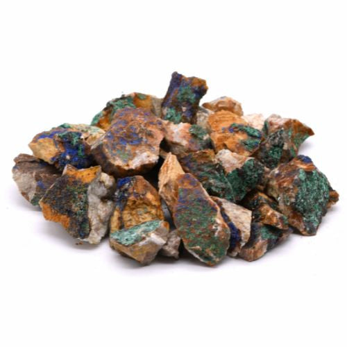 PIERRE BRUTE AZURITE MALACHITE