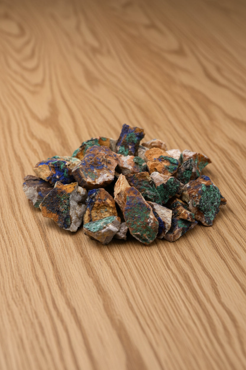 PIERRE BRUTE AZURITE MALACHITE