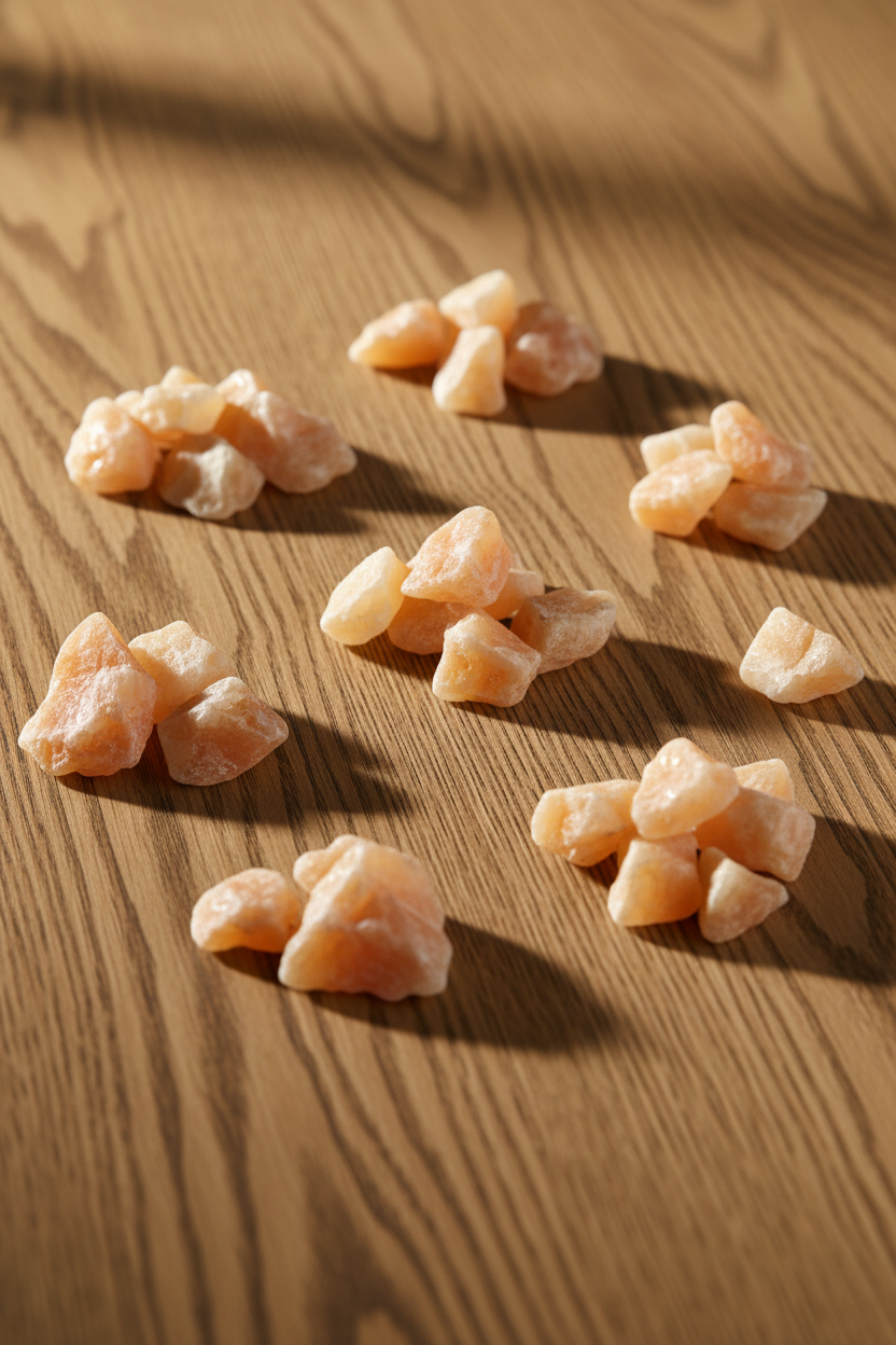 PIERRE BRUTE CALCITE ORANGE MEXIQUE