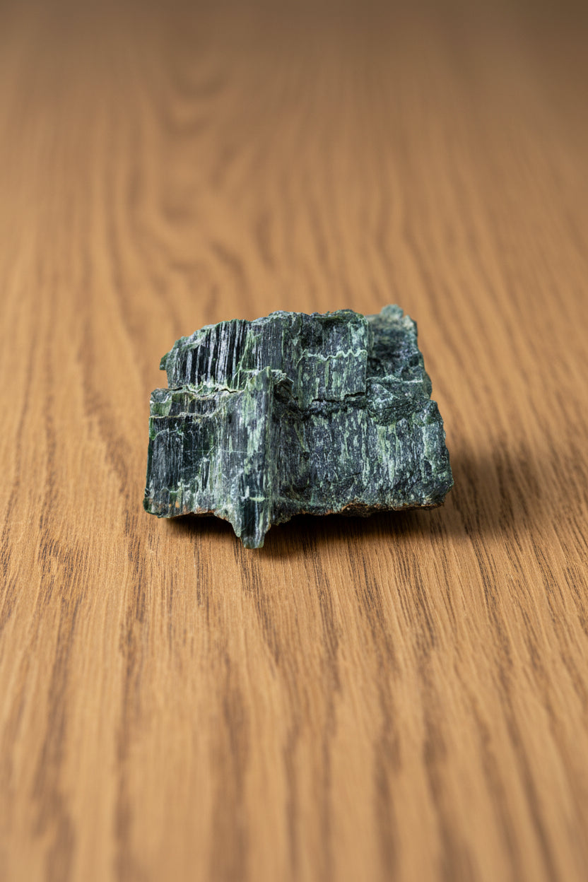 PIERRE BRUTE OEIL DE TIGRE VERT