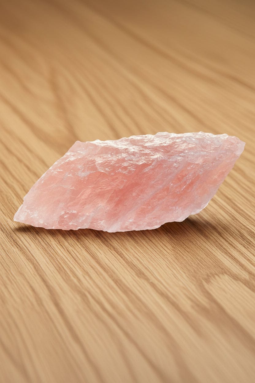 PIERRE DE QUARTZ BRUTE ROSE (Moyenne)