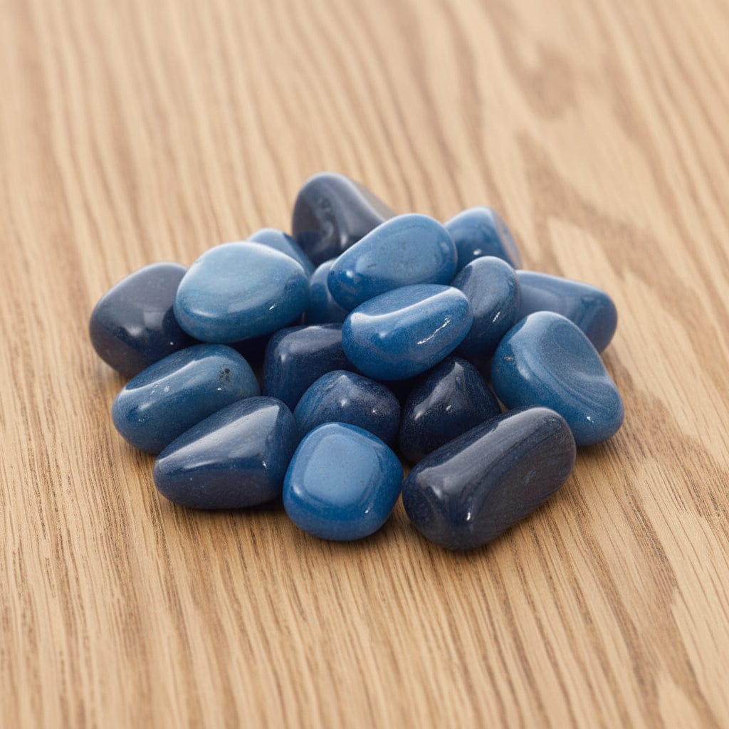 PIERRES ROULÉES AGATE BLEUE