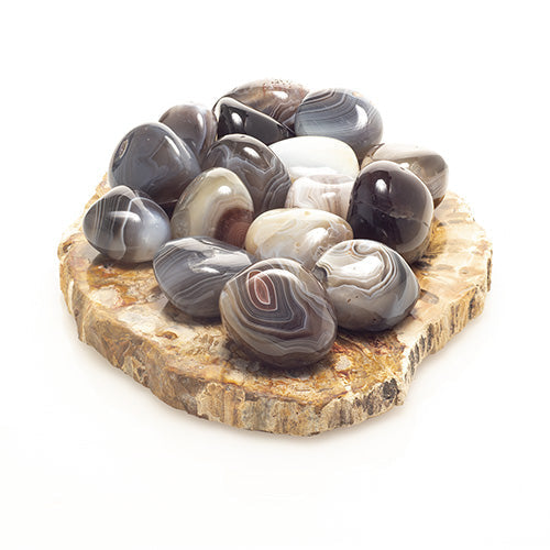 PIERRES ROULÉES AGATE DU BOTSWANA