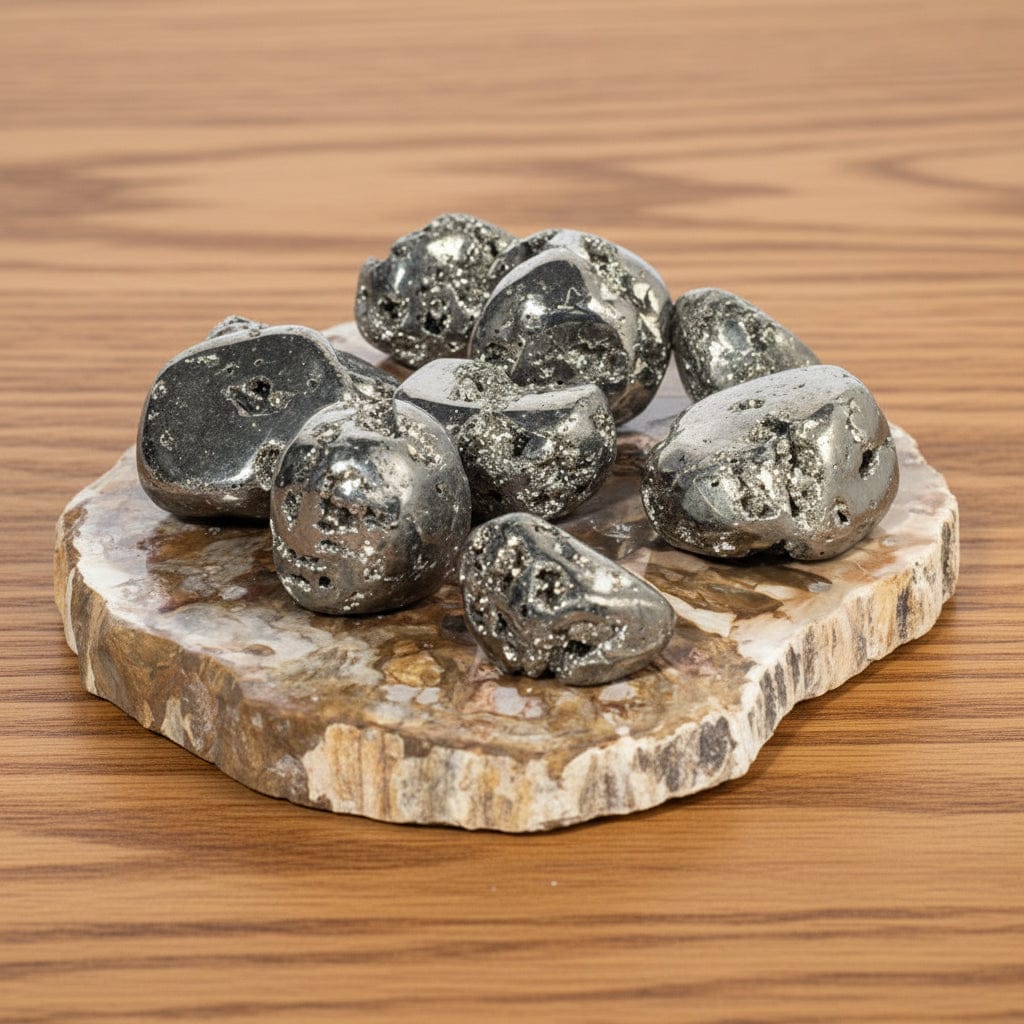 PIERRES ROULÉES PYRITE