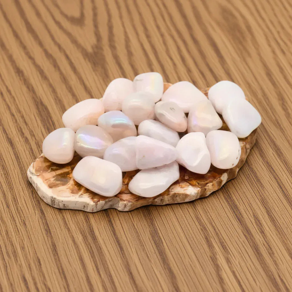 PIERRES ROULÉES QUARTZ ROSE QUARTZ AURA