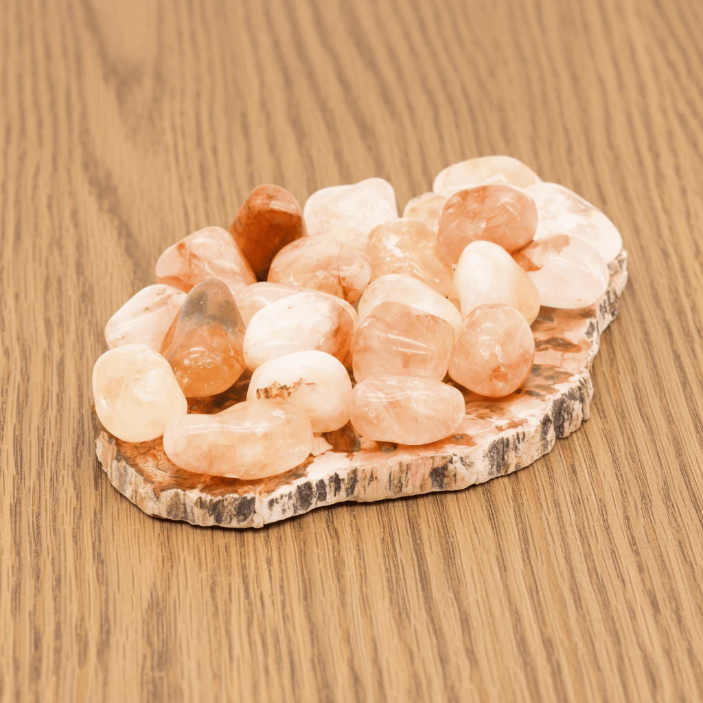 PIERRES ROULÉES QUARTZ TANGERINE