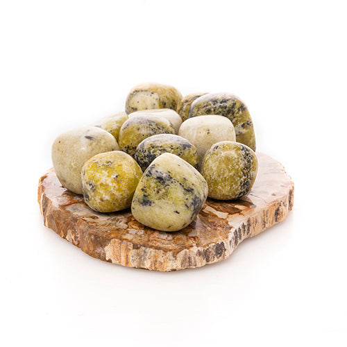 PIERRES ROULÉES SERPENTINE JAUNE