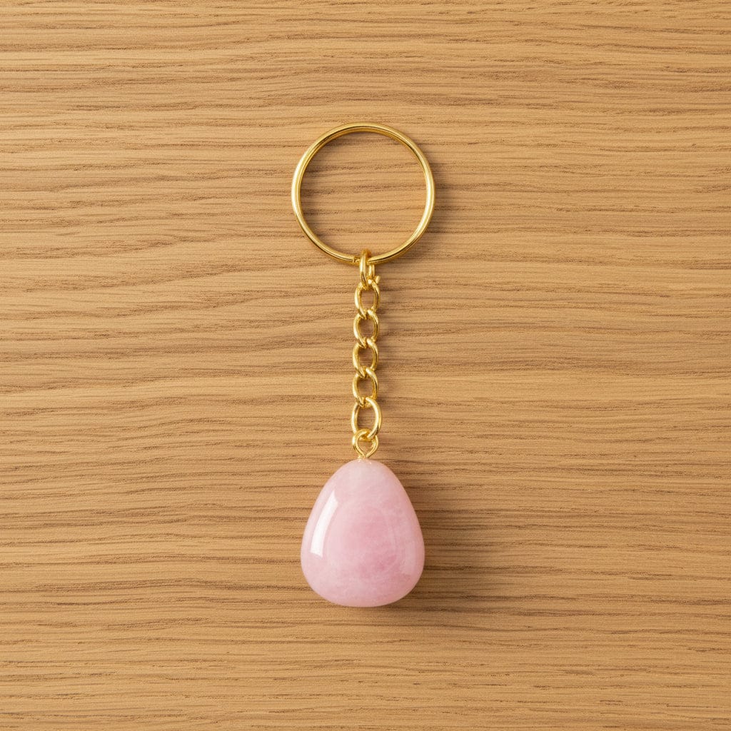 PORTE CLEF QUARTZ ROSE
