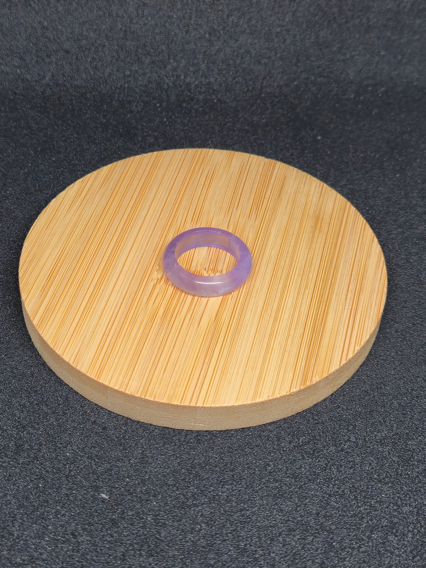 BAGUES JONC EN AMETHYSTE 6mm