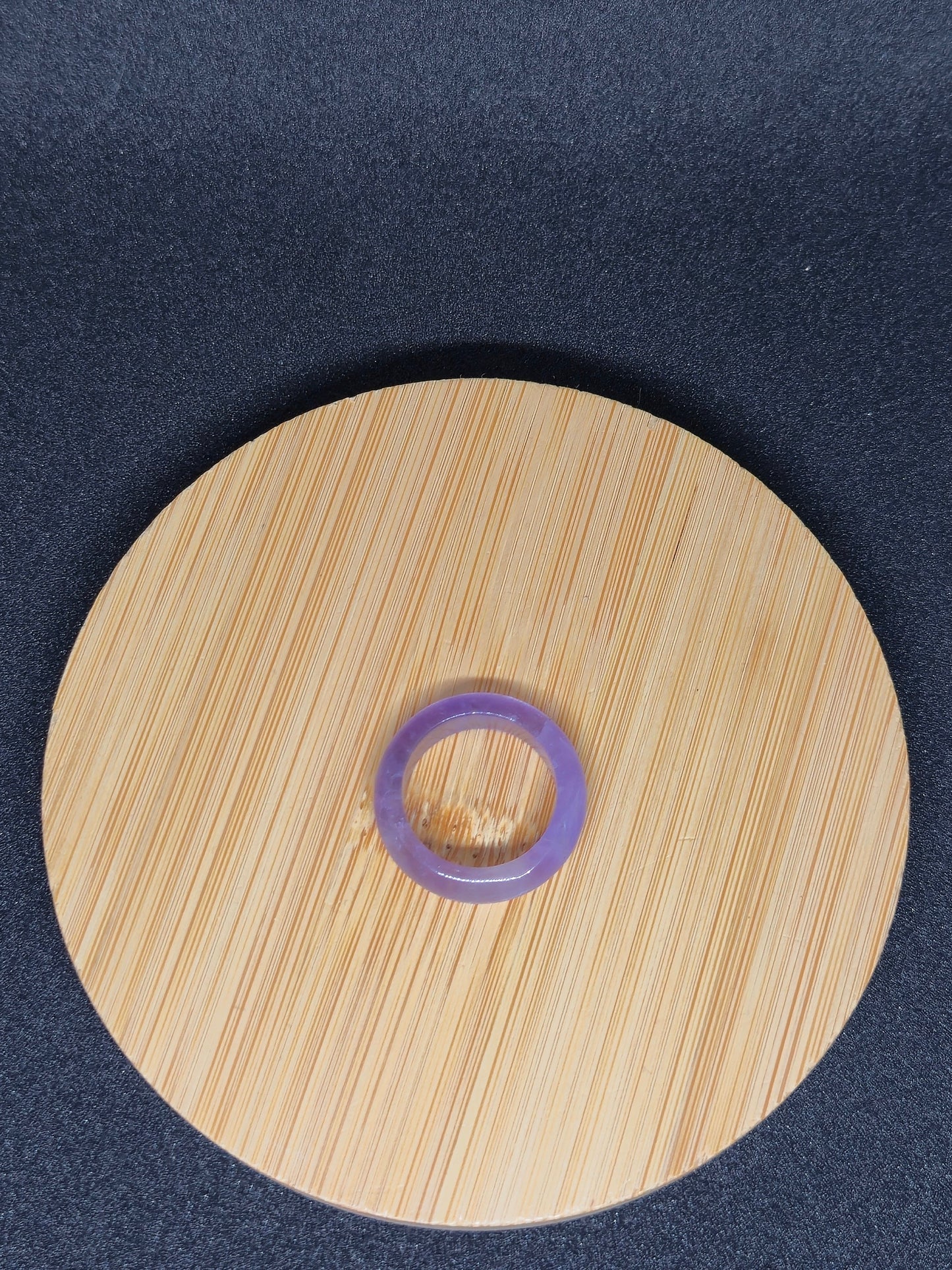 BAGUES JONC EN AMETHYSTE 6mm