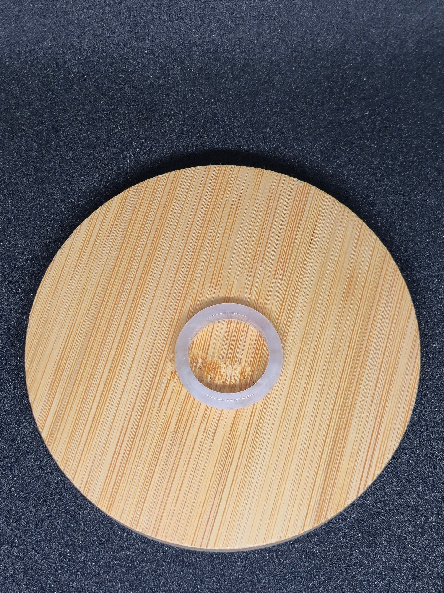 BAGUES JONC EN QUARTZ ROSE 6mm