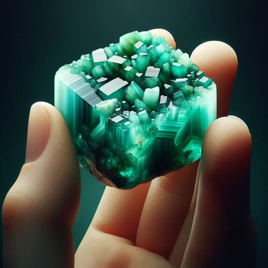 "Chrysoprase : Découvrez les Propriétés et Bienfaits de cette Pierre Précieuse en Lithothérapie"