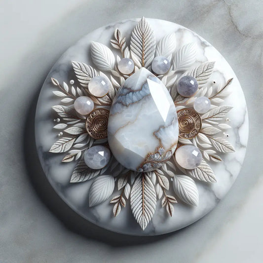 "Découvrez la Howlite : Propriétés, Bienfaits et Secrets de la Lithothérapie pour Équilibrer Votre Esprit !"
