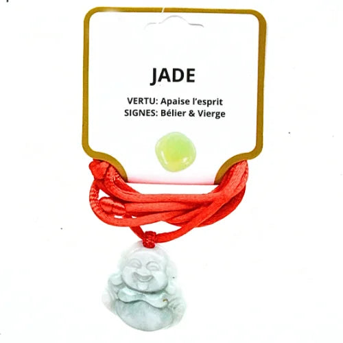 PENDENTIFS PETIT BOUDDHA EN JADE