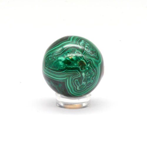 SPHÈRE EN MALACHITE