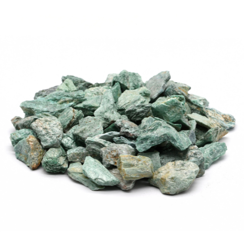 PIERRE BRUTE FUSCHITE VERTE