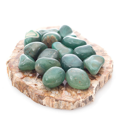 PIERRES ROULÉES AGATE VERTE