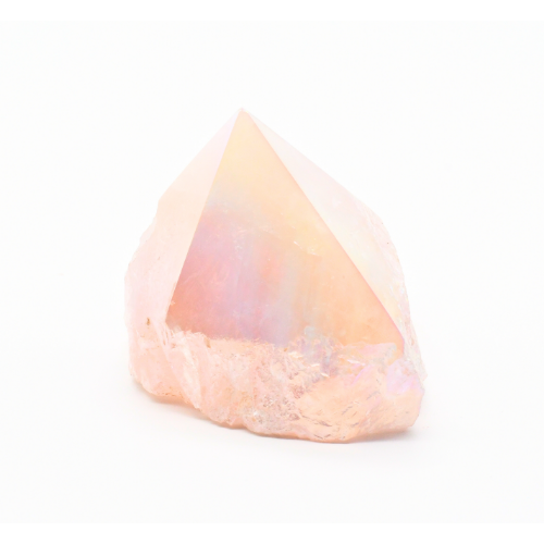 POINTE EN QUARTZ ROSE AURA PERLÉ