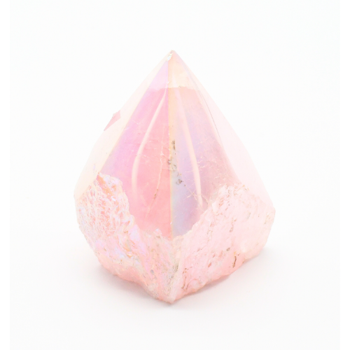 POINTE EN QUARTZ ROSE AURA PERLÉ MOYEN