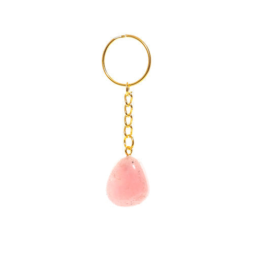 PORTE CLEF QUARTZ ROSE