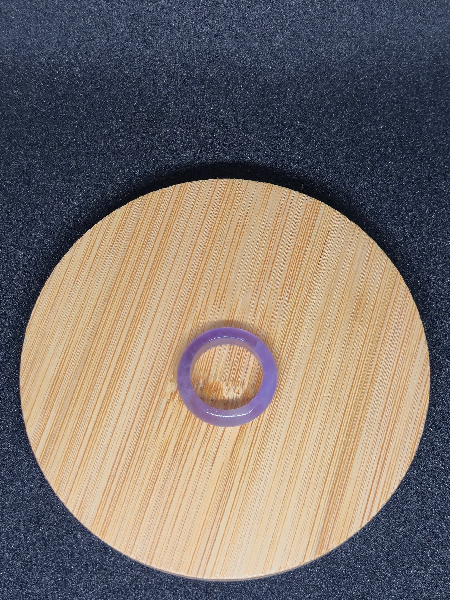 BAGUES JONC EN AMETHYSTE 6mm