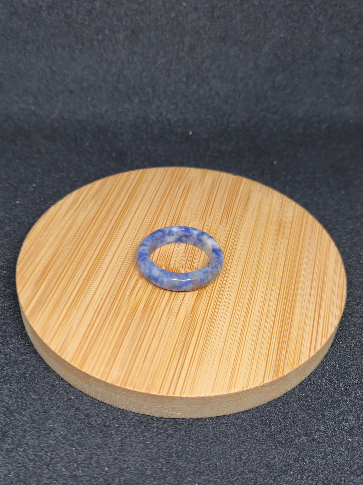 BAGUES JONC EN SODALITE 6mm